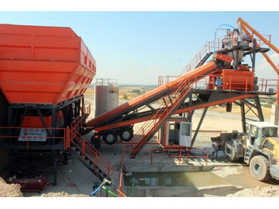 100 M3/Saat Çift Şaseli Mobil Beton Santrali - 5