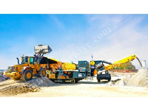 150-300 Tons Per Hour Ftj 11-75 Mobile Jaw Crusher