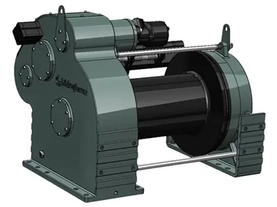 30000 Kg / 30 Ton Hydraulic Towing And Recovery Winch