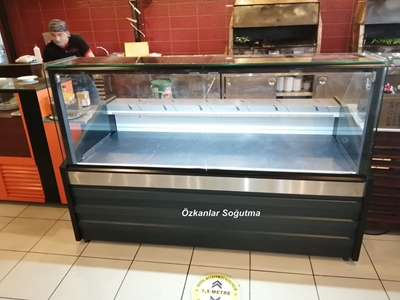 Мясной магазин Деликатесы Буфет для закусок и холодильный шкаф - 0