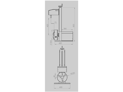 100*100mm Flanş Markalama Makinesi - 2