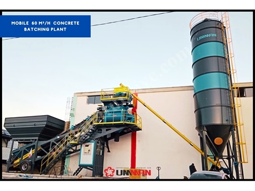 60 M³/H Mobil Beton Santrali
