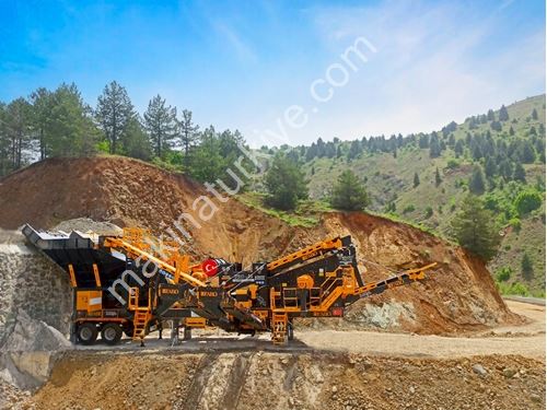 90-130 Ton / Hour Mobile Crushing and Screening Plant