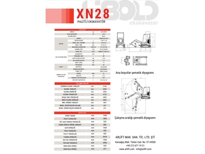 XN28 Paletli Mini Ekskavatör - 8