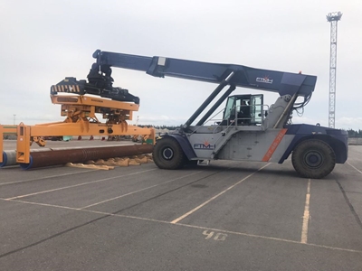 45 Ton 7500 mm Konteyner Reach Stakers - 2