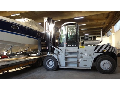 16 Ton 4000 Mm Duplex Diesel Forklift with Elevator - 1