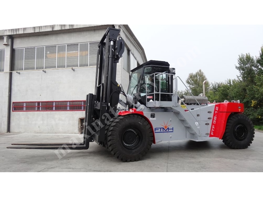 Chariot élévateur diesel duplex de 33 tonnes, 4000 mm avec ascenseur