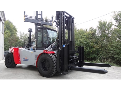 Chariot élévateur diesel duplex de 33 tonnes, 4000 mm avec ascenseur - 2