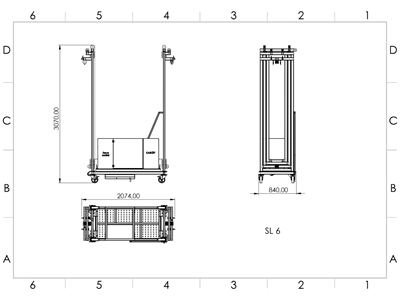 6 Meter Vertical Karlift Load Carrier Lift - 3