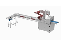 FLM 3000 Horizontal Flowpack Packaging Machine For Bars With Semi-Automatic Product Feeding - 0