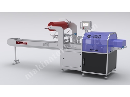 FLM 1000-BMS Horizontal Flowpack Packaging Machine Box-Motion Jaw System For Large Size Products