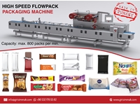 High Speed Horizontal Flowpack Packaging Machine with Auto Product Feeding - 0