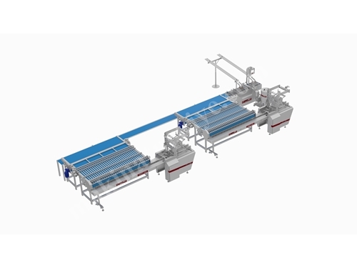 Owet 1000-Af Overwrapping Packaging Machine With Automatic Product Feeding For Rice Cakes,Biscuit