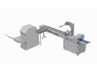 Automatic Bread Slicing And Flowpack Packaging Machine With Clipping Machine