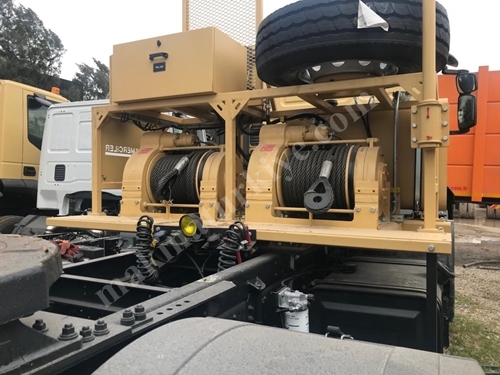 60000 Kg / 60 Ton Paired Winch Unit