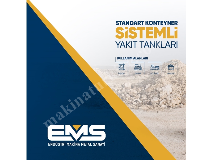 13,500 Lt 20 Dc' Konteyner Sistem Yakıt Tankı
