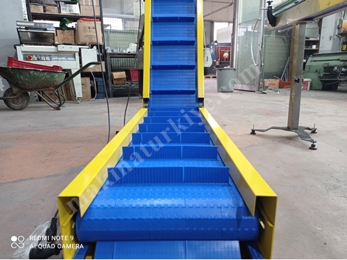 Climbing Transportation Modular and PVC Stacking Conveyor
