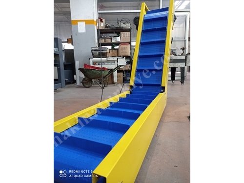 Climbing Transport Modular And PVC Stacking Conveyor 