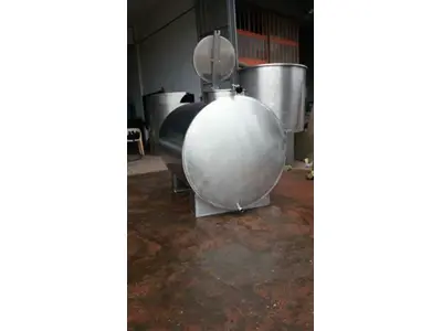 Cuve de transport de lait en acier inoxydable de 1 000 litres