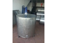 1000 L Stainless Steel Milk Boiling Cooking Boiler - 0