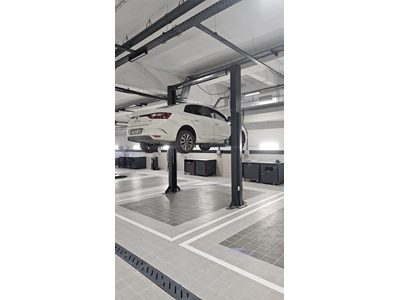 Lève-voiture électrohydraulique sans châssis de 4 tonnes à 2 colonnes - 7