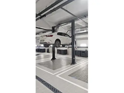 4 Ton Chassisless Electrohydraulic 2 Column Lift