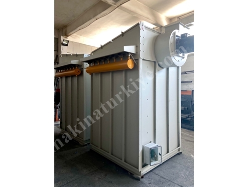 8000 M3/Hour 48 Bags Jet Pulse Ventilation Filter With Touch Up Cabin
