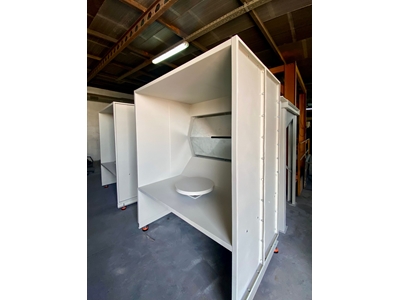 8000 M3/Hour 48 Bags Jet Pulse Ventilation Filter With Touch Up Cabin - 5