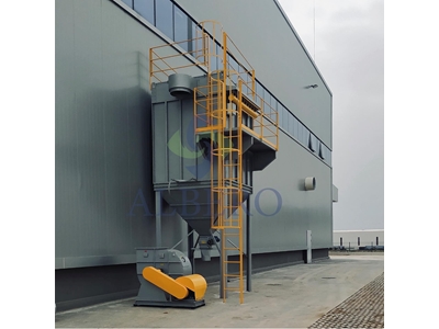 20000 M3/Hour 110 Bag Jet Pulse Filter Dust Collection Machine - 4