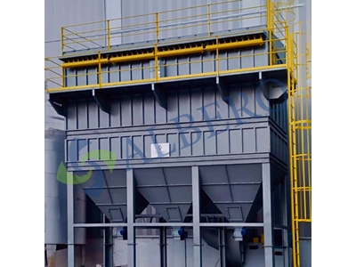 Filtre de ventilation à jet d'impulsion de 418 sacs pour 55000 M3/heure - 1