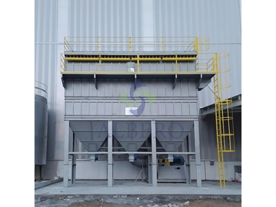 Filtre de ventilation à jet d'impulsion de 418 sacs pour 55000 M3/heure - 6