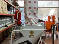 Couvercle de silo de machine à enduire le plâtre
