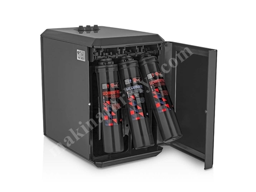 Luxury Black 8 Liter Pumpless Tabletop Home Water Purification Device