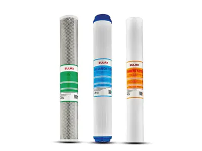 Ensemble de 3 cartouches de filtre purificateur d'eau de 20 pouces