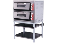 Electric Double Decker Stainless 6+6 Tray Pizza Oven - 0