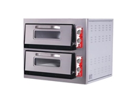 Electric Double Decker Stainless 6+6 Tray Pizza Oven - 1