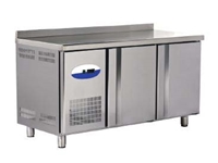 311 Liter 2 Glass Doored Stainless Counter-Top Refrigerator - 1