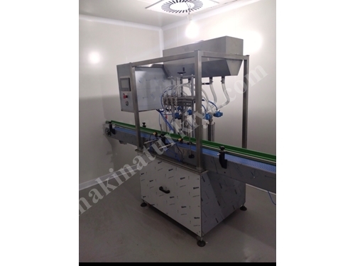 100-1000 Ml 8 Nozzle (800-2500 Pieces / Hour) Stainless Automatic Liquid Filling Machine