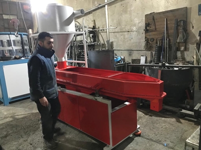 Kunststoffrohstoff-Vibrationsgranulat-Sieb - 1