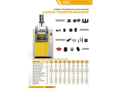 200 Ton Kauçuk Transfer Presi  - 9