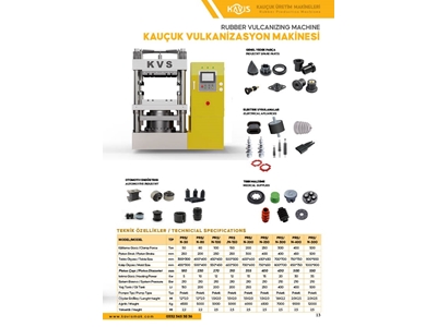 500 Ton Kauçuk Kompresyon Presi - 1