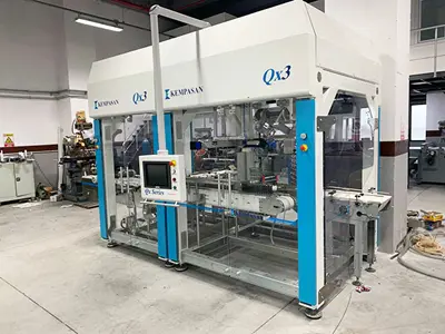 Qx3 Positional Cake Case Box Packaging Machine