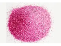 Розовый алюминиевый оксид песок