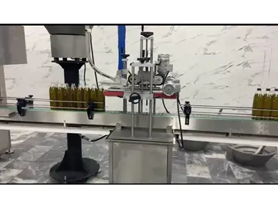 Automatic Cap Feeding and Capping Machine