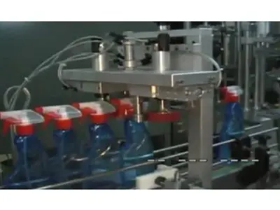 Automatic Trigger Closing Machine for Spray Liquids