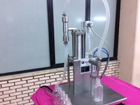 10-100-1000Ml 400-600 Units / Hour Pneumatic Manual Liquid Filling Machine - 4