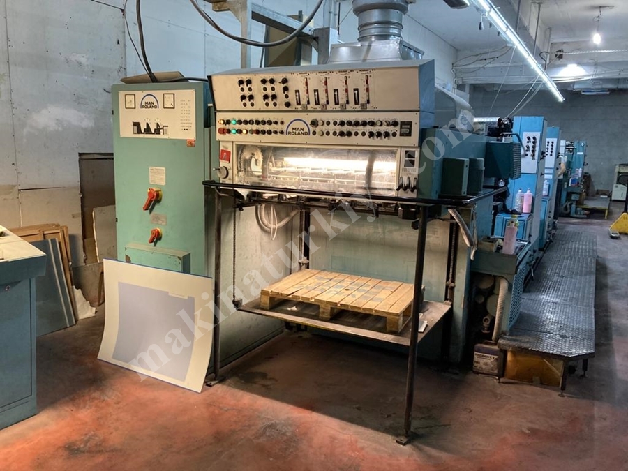 Roland 604 4 Renk Ofset Baskı Makinesi
