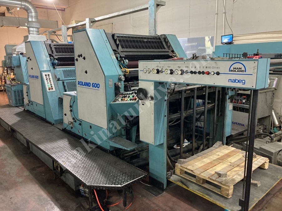 Roland 604 4 Renk Ofset Baskı Makinesi
