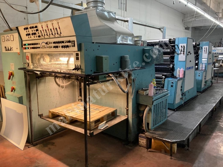 Roland 604 4 Renk Ofset Baskı Makinesi