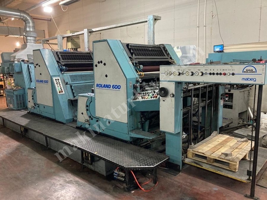 Roland 604 4 Renk Ofset Baskı Makinesi